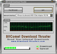 BitComet Download Thruster screenshot